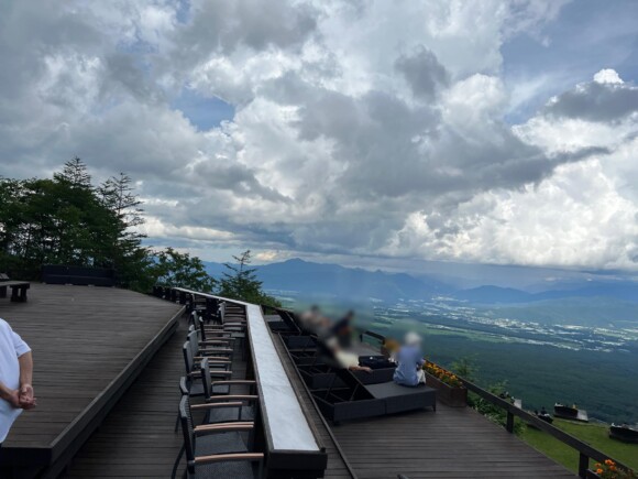 平日の清里テラスは混雑とは無縁でした